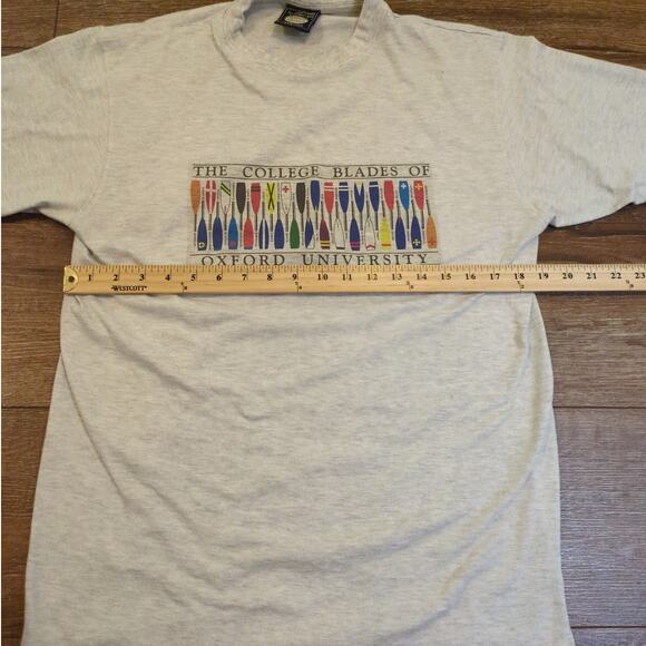 VTG Oxford University The College Blades Adult Medium Short Sleeve Shirt College - Picture 5 of 7